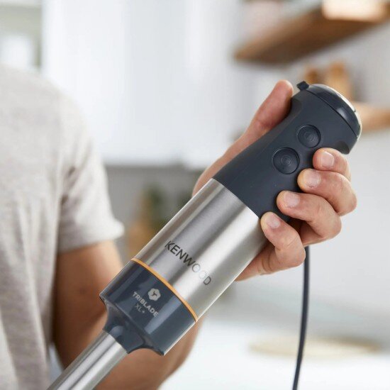Kenwood Ръчен пасатор Triblade XL 5 аксесоара сив -