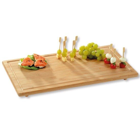 Kesper Дъска за рязане с крачета бамбук 50 x 28 x 3.1 см -