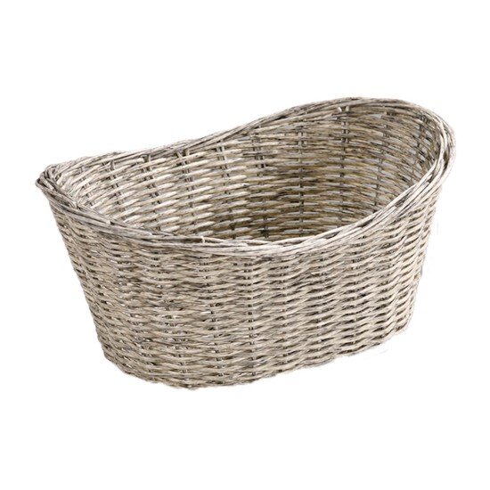 Kesper Овална кошница за хляб пластмаса 28 x 21 см сив -