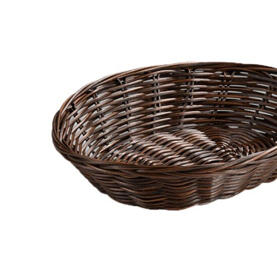 Kesper Овална кошница за хляб пластмасова 24 x 20 см кафяв -