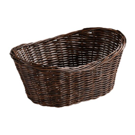 Kesper Овална кошница за хляб пластмасова 28 x 21 см кафява -