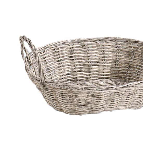Kesper Овална кошница за хляб пластмасова 29 x 18 см сив -