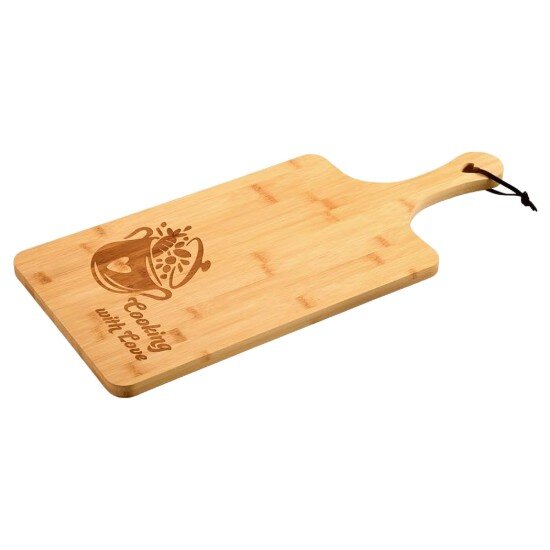 Kesper Плато за сервиране бамбук 55 x 25 x 15 см "Cooking with love" - ​​