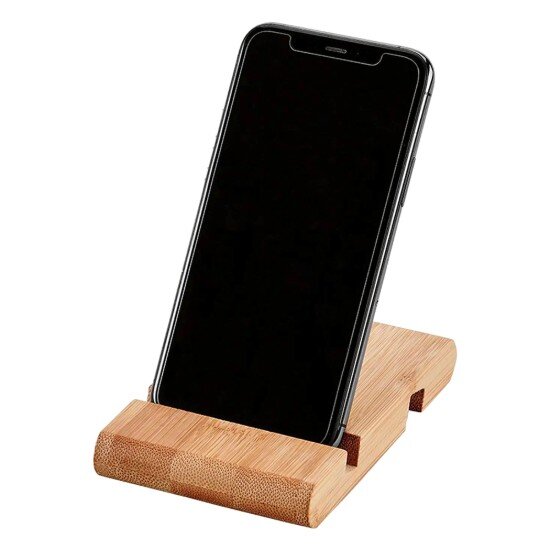 Kesper Поставка за мобилен телефон бамбук 13 x 8 x 1.8 см -