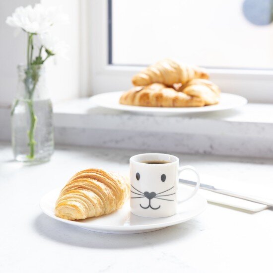 Kitchen Craft Чаша за еспресо "Cat face" 80 мл -