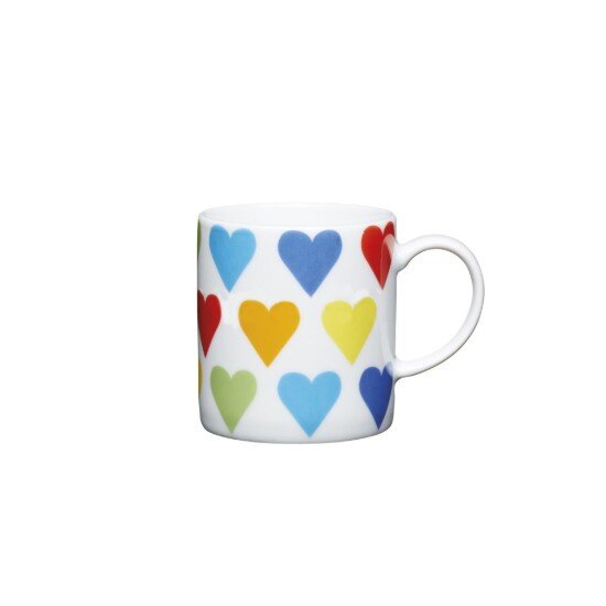 Kitchen Craft Чаша за еспресо "Hearts" порцелан 80 мл -