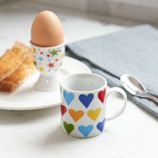 Kitchen Craft Чаша за еспресо "Hearts" порцелан 80 мл -