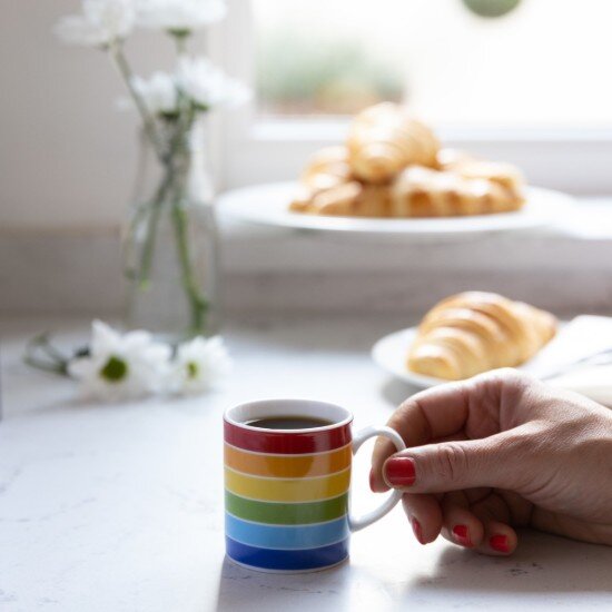Kitchen Craft Чаша за еспресо "Rainbow" 80 мл - от