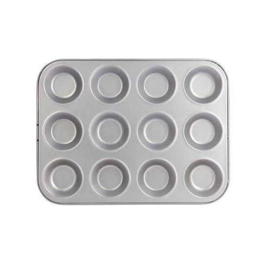 Kitchen Craft Форма за мъфини 12 вдлъбнатини стомана 315 x 24 см -