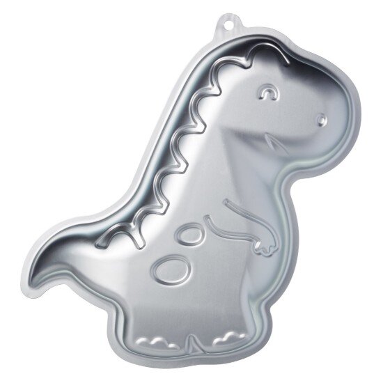 Kitchen Craft Форма за сладкиши във формата на динозавър 22 x 32 x 5 см анодизиран