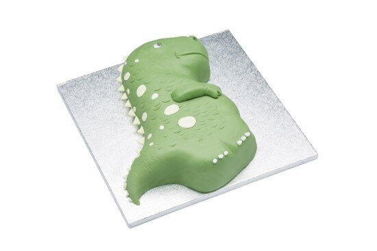 Kitchen Craft Форма за сладкиши във формата на динозавър 22 x 32 x 5 см анодизиран