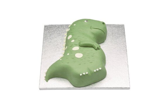 Kitchen Craft Форма за сладкиши във формата на динозавър 22 x 32 x 5 см анодизиран