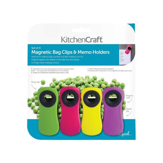 Kitchen Craft Комплект магнитни щипки Memo – от