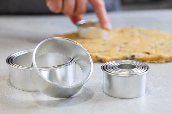 Kitchen Craft Комплект от 11 кръгли ножчета прав ръб метални -