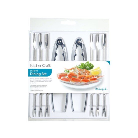 Kitchen Craft Комплект от 8 части за сервиране на морски дарове - от