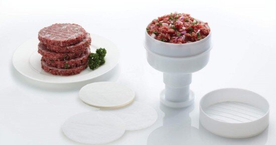 Kitchen Craft Комплект с преса за бургери и 100 восъчна диска 9 см - от Kitchen Cra