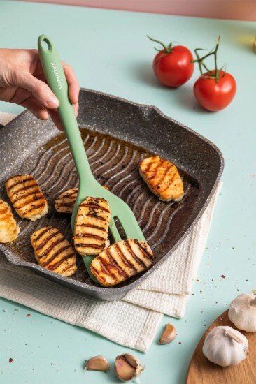 Kitchen Craft Лопатка за готвене силиконова 30 см зелена -