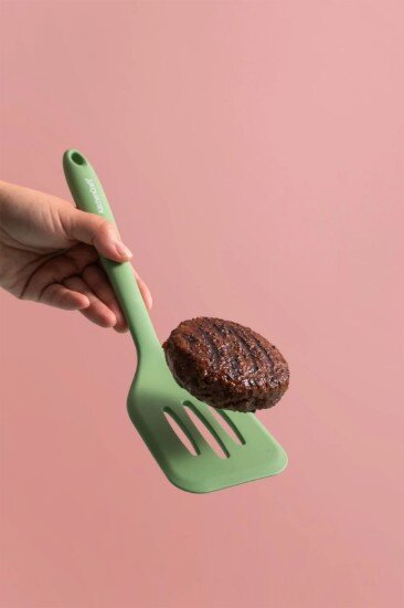 Kitchen Craft Лопатка за готвене силиконова 30 см зелена -