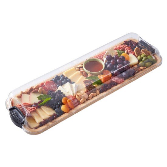 Kitchen Craft Плато за сервиране с капак бамбук 17x56 см - Farberware