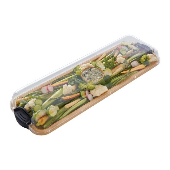 Kitchen Craft Плато за сервиране с капак бамбук 17x56 см - Farberware