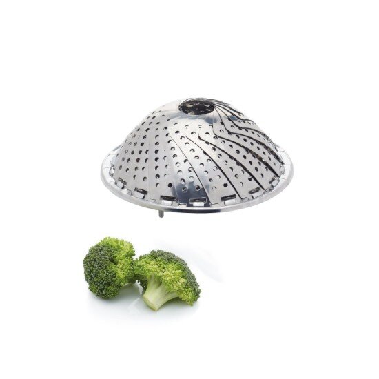 Kitchen Craft Регулируема кошница за готвене на пара 23 см неръждаема стомана - Ki