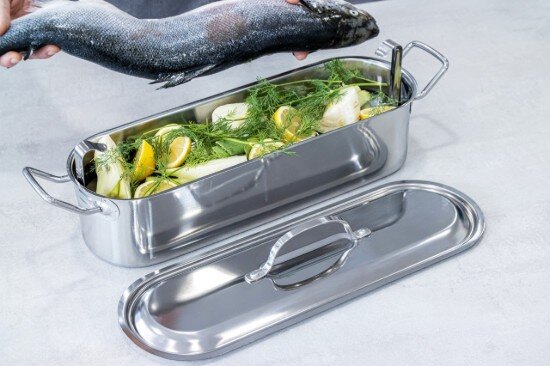 Kitchen Craft Съд за готвене на риба неръждаема стомана 455 x 15 см - Kitchen Cra