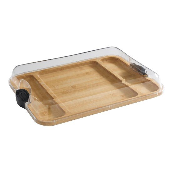 Kitchen Craft Сервираща чиния с капак бамбук 30.5 x 40.5 см - Farberware