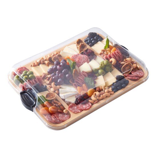 Kitchen Craft Сервираща чиния с капак бамбук 30.5 x 40.5 см - Farberware