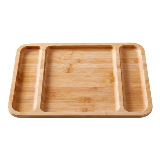 Kitchen Craft Сервираща чиния с капак бамбук 30.5 x 40.5 см - Farberware