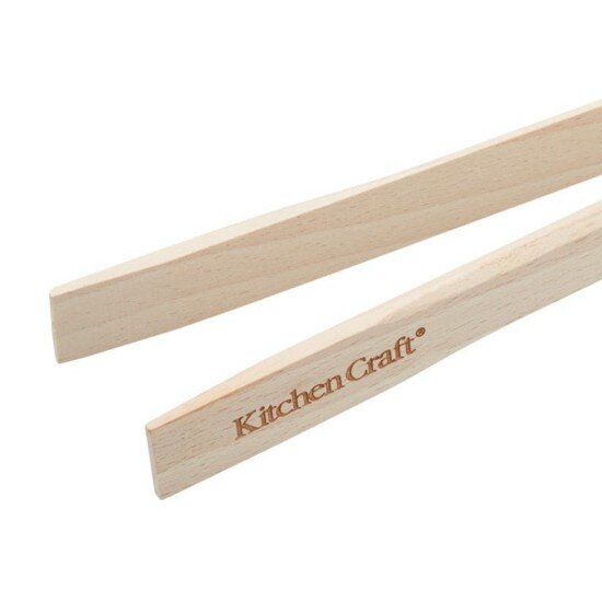 Kitchen Craft Щипка за препечен хляб 25 см буково дърво -