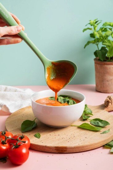 Kitchen Craft Силиконов черпак 29 см зелен -