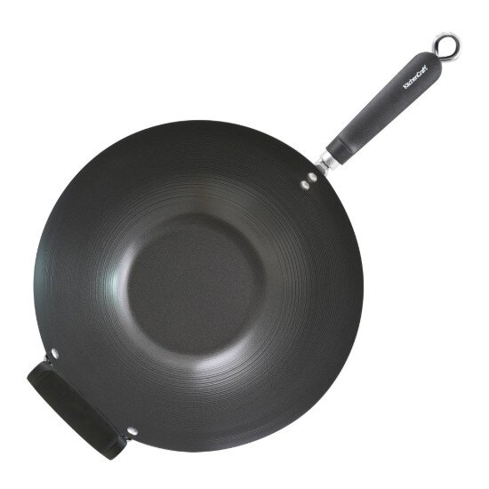 Kitchen Craft Уок тиган 355 см въглеродна стомана -