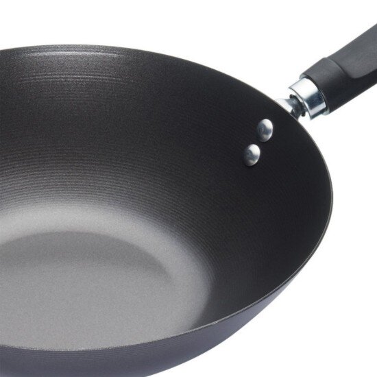 Kitchen Craft Уок тиган 355 см въглеродна стомана -
