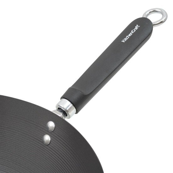 Kitchen Craft Уок тиган 355 см въглеродна стомана -
