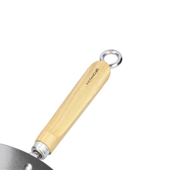 Kitchen Craft Уок тиган с дървена дръжка 30 см въглеродна стомана - от марката Kit