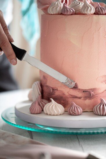 Kitchen Craft Въртящ се поднос 30 см изработен от стъкло -