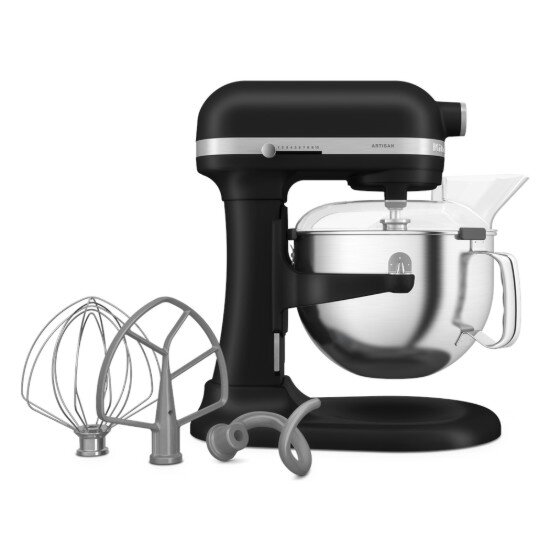KitchenAid Artisan миксер с купа 5.6L модел 60 Matte Black -