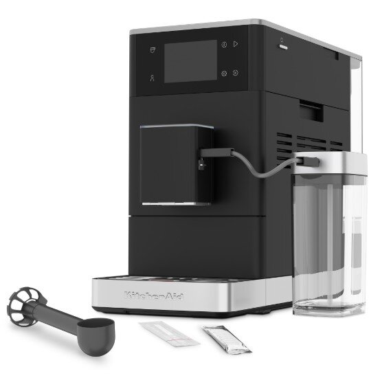 KitchenAid Автоматична електрическа еспресо машина KF4 1450 W матово черно - Ki