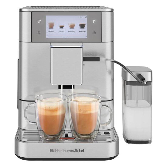 KitchenAid Автоматична електрическа еспресо машина KF8 1450 W цвят "Stainless S