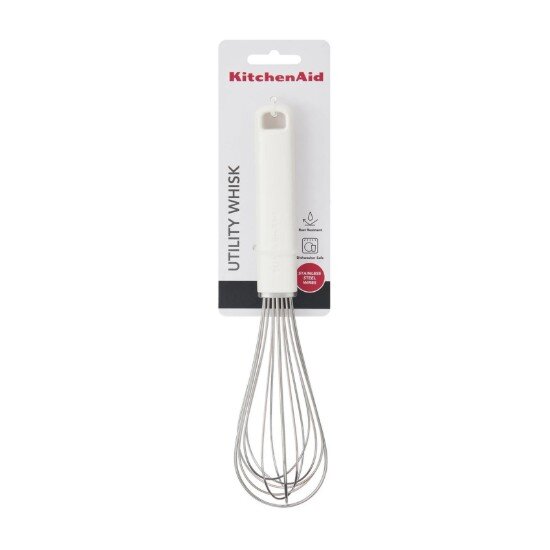 KitchenAid Бъркалка неръждаема стомана 27 см "Classic" Porcelain White - Kitc