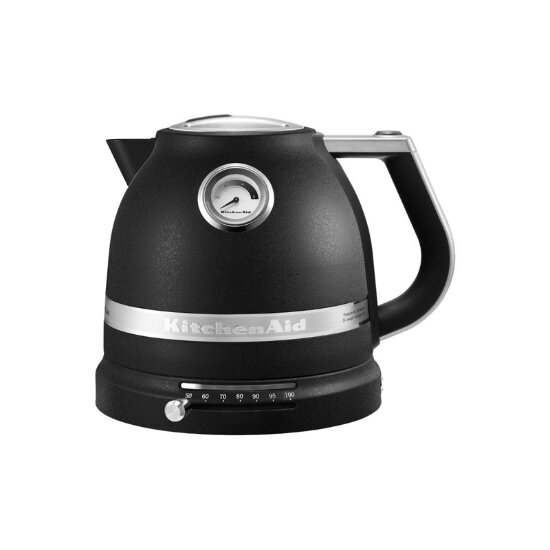 KitchenAid Електрическа кана Artisan 1.5L цвят "Cast Iron Black" - марка Kitchen