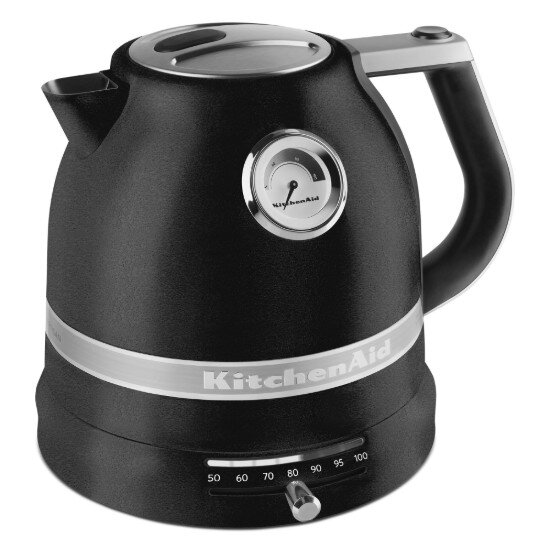 KitchenAid Електрическа кана Artisan 1.5L цвят "Cast Iron Black" - марка Kitchen