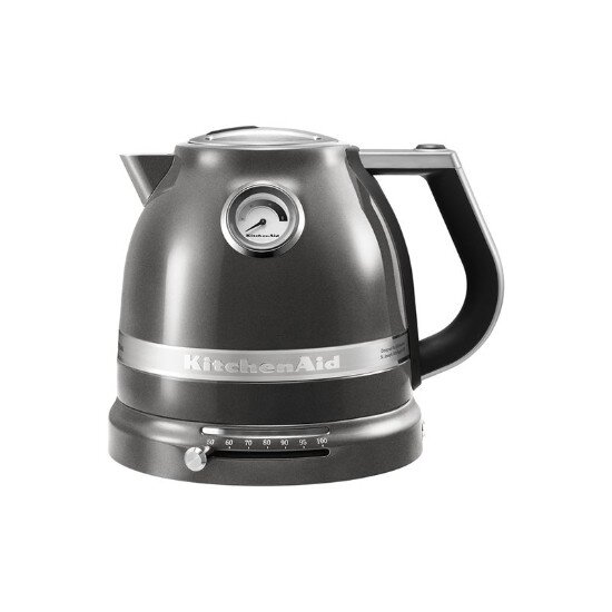 KitchenAid Електрическа кана Artisan 1.5L цвят "Medallion Silver" - марка Kitchen