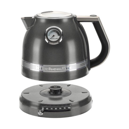 KitchenAid Електрическа кана Artisan 1.5L цвят "Medallion Silver" - марка Kitchen