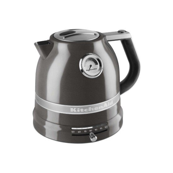KitchenAid Електрическа кана Artisan 1.5L цвят "Medallion Silver" - марка Kitchen