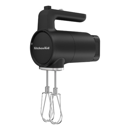 KitchenAid GO акумулаторен ръчен миксер 7-степенен с батерия Matte Black - Kit