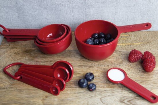 KitchenAid Комплект от 5 броя мерителни лъжички цвят "Empire Red" - марка Kitche