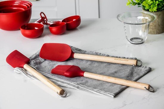 KitchenAid Комплект сладкарски прибори от 3 части силикон -