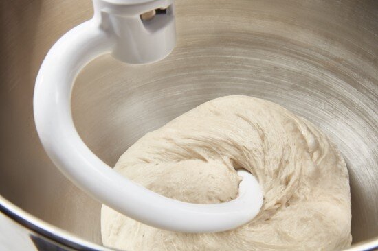 KitchenAid Кука за тесто за миксери алуминиева бяла -