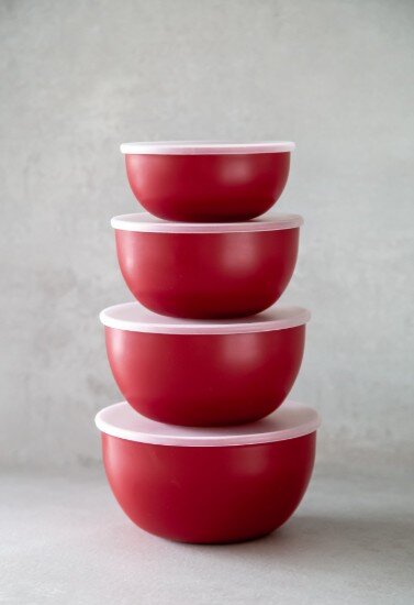 KitchenAid Купи за приготвяне 4 части пластмасови с капак Empire Red - Kitchen
